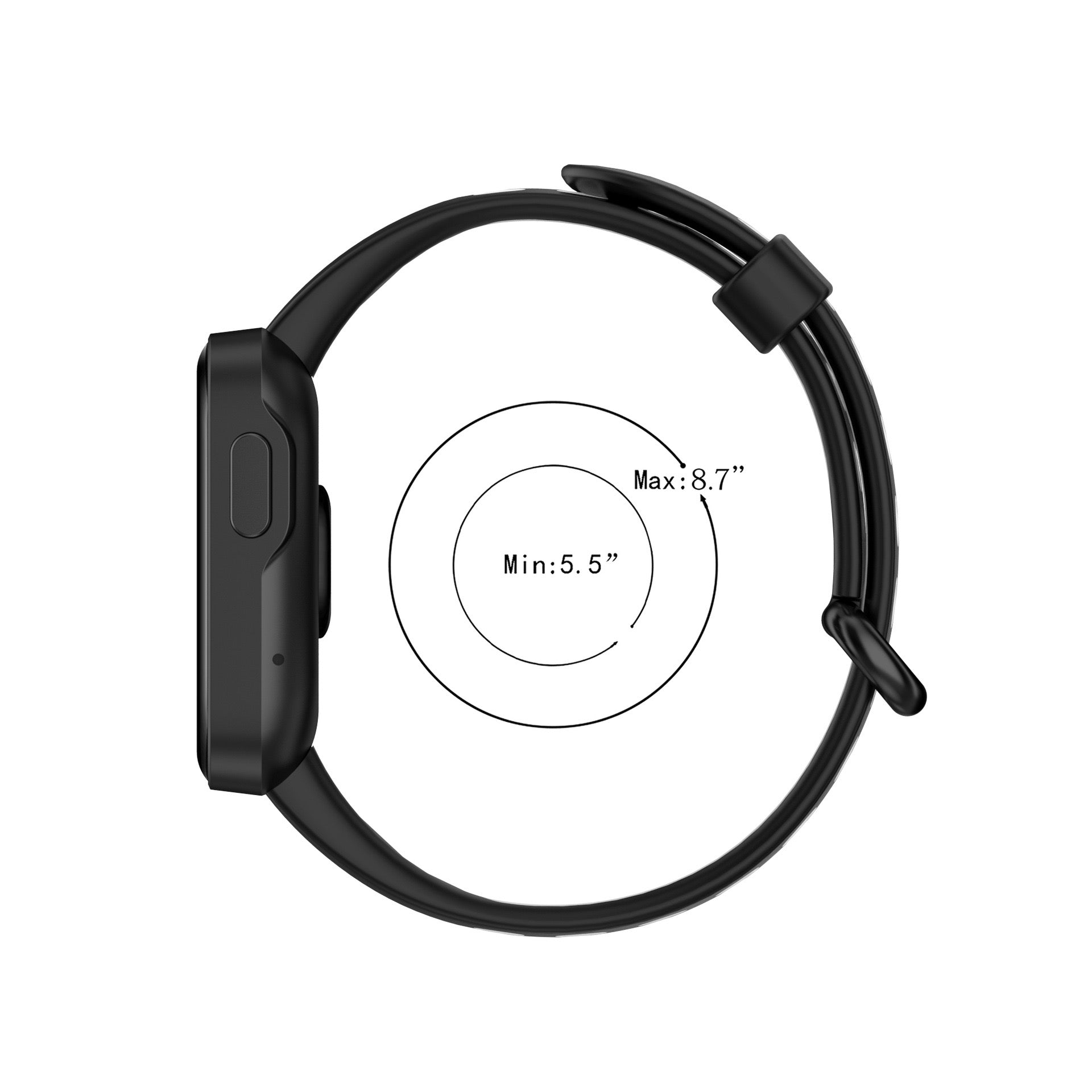Dual-Color Hollow Silicone Watchband Strap Replacement for Xiaomi Redmi Watch 2 Dual-Color Hollow Silicone Watchband Strap Replacement for Xiaomi Redmi Watch 2